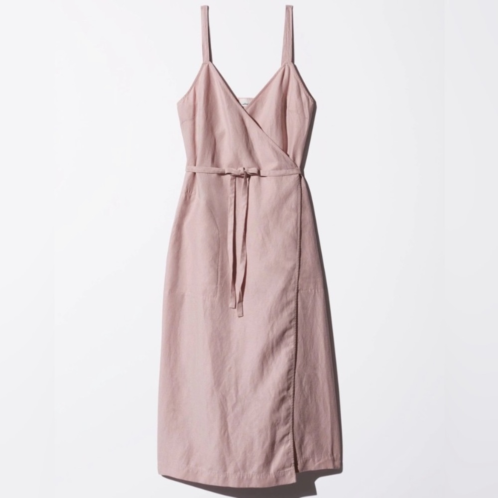 Wilfred Linen Astere Wrap Dress
